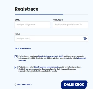 sportaza registrace